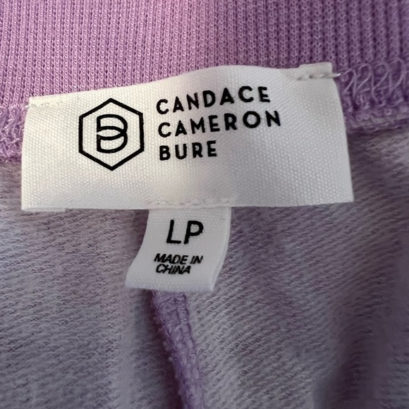 CANDACE Cameron Bure Malibu Lounge lilac pants, petite L. - Picture 5 of 5